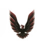 Trim Parts 1980 Firebird Formula and Trans Am Quarter Sail Panel Burgundy 3 Inch Bird Decal - (TPG-6770)