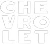 Trim Parts 1947-53 Chevy Stepside "Chevrolet" Letter set - White - (TPG-9111)