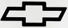 Trim Parts 1947-87 Chevy Bowtie Decal - Black - (TPG-9120)