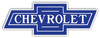 Trim Parts 1947-87 White on Blue "Chevrolet" Bowtie - 7" - (TPG-9124)