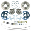 1973-1987 Chevy/GMC Truck Rear Disc Brake Conversion Kit, with Backing Plates and E-brake Cables, 6 Lug