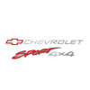 Trim Parts 1992 Chevy Sport 4x4  Graphic Decal, Silver with Red "Sport" and Bowtie - (TPG-9135)