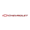 Trim Parts 1992-93 Chevy and Bowtie Fleetside 2.7" Tailgate letterset, Custom Black and Red - (TPG-9159)