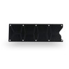 The Right Stuff Detailing Gen 3 LS   Valley Cover, Pocketed, Black Anodized - (G3LSVCP-B-K)
