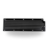The Right Stuff Detailing Gen 4 LS Valley Cover w/o Oil Pressure Sensor Adapter, Finned, Machined Accents - (G4LSVCF-A-K)