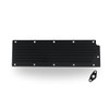 The Right Stuff Detailing Gen4 LS Valley Cover with Oil Pressure Sensor Adapter, Finned, Black Anodized - (G4LSVCF2-B-K)