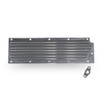 The Right Stuff Detailing Gen4 LS Valley Cover with Oil Pressure Sensor Adapter, Finned, Natural Machined - (G4LSVCF2-K)