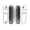 The Right Stuff Detailing Gen III and Gen IV LS Valve Cover Kit with 10AN Breather Fittings, Satin Finish - (LSVALC-S-K)