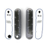 The Right Stuff Detailing Gen III and Gen IV LS Valve Cover Kit, 12AN Breather Fittings, Finned Top, Black - (LSVALCF2-B-K)