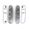 The Right Stuff Detailing Gen III/Gen IV LS Valve Cover Kit, 12AN Breather Fittings, Finned Top, Natural - (LSVALCF2-K)