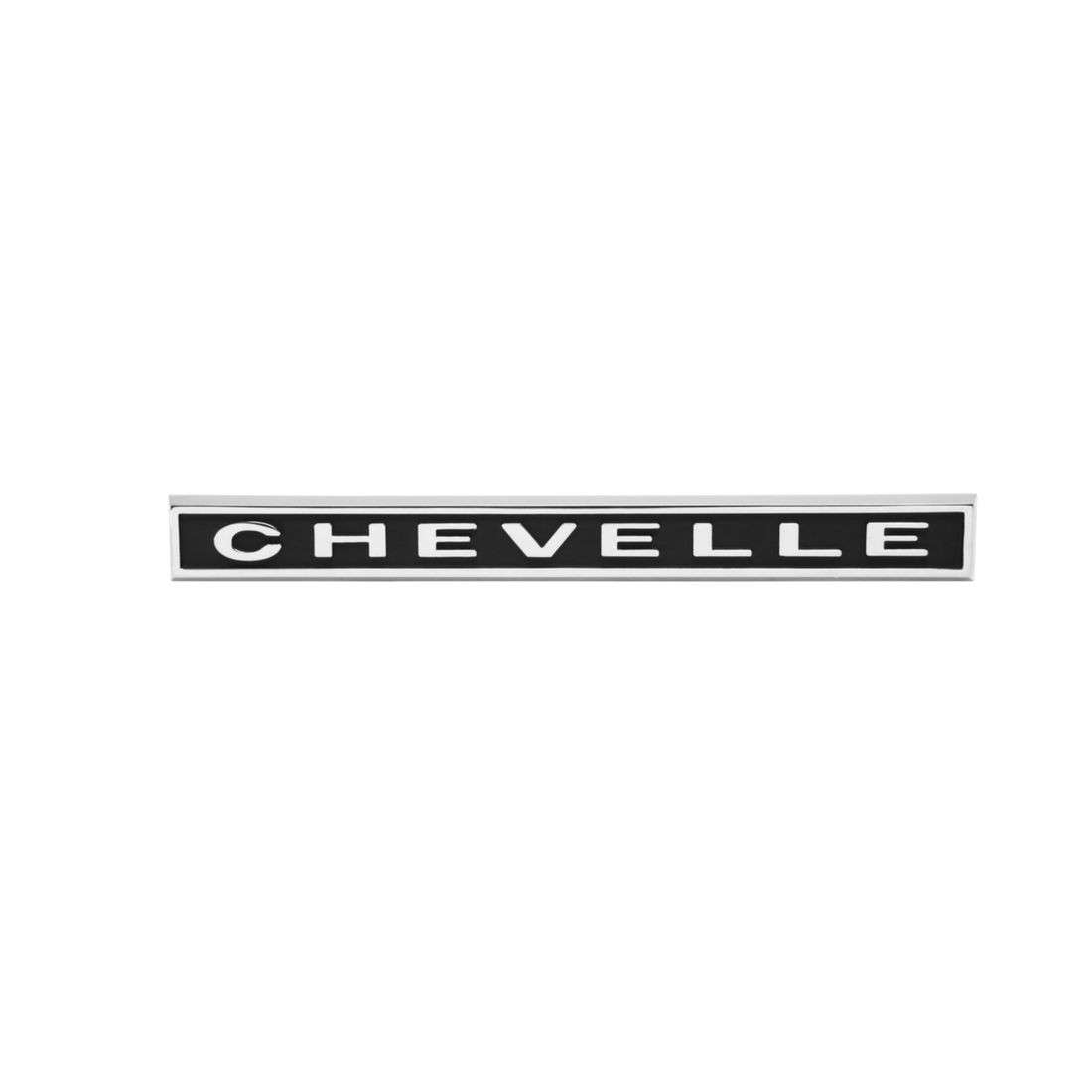 Trim Parts 1967 Chevrolet Chevelle Rear Panel "Chevelle" Emblem W/Fasteners, Each - (4400)