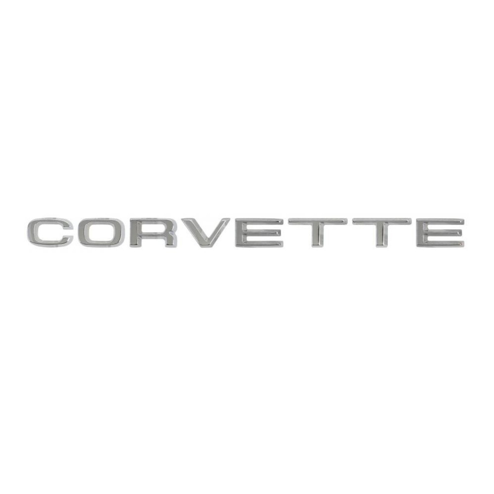 Trim Parts 1974-1975 Chevrolet Corvette Rear Bumper "Corvette" Letter Set - (5001)