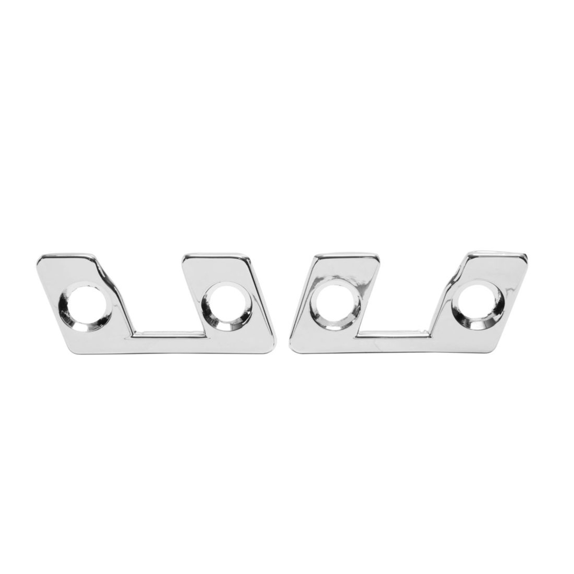 Trim Parts 1956-62 Chevrolet Corvette Convertible/Hardtop L & R Latch Plate W/Screws, Pair - (5244)