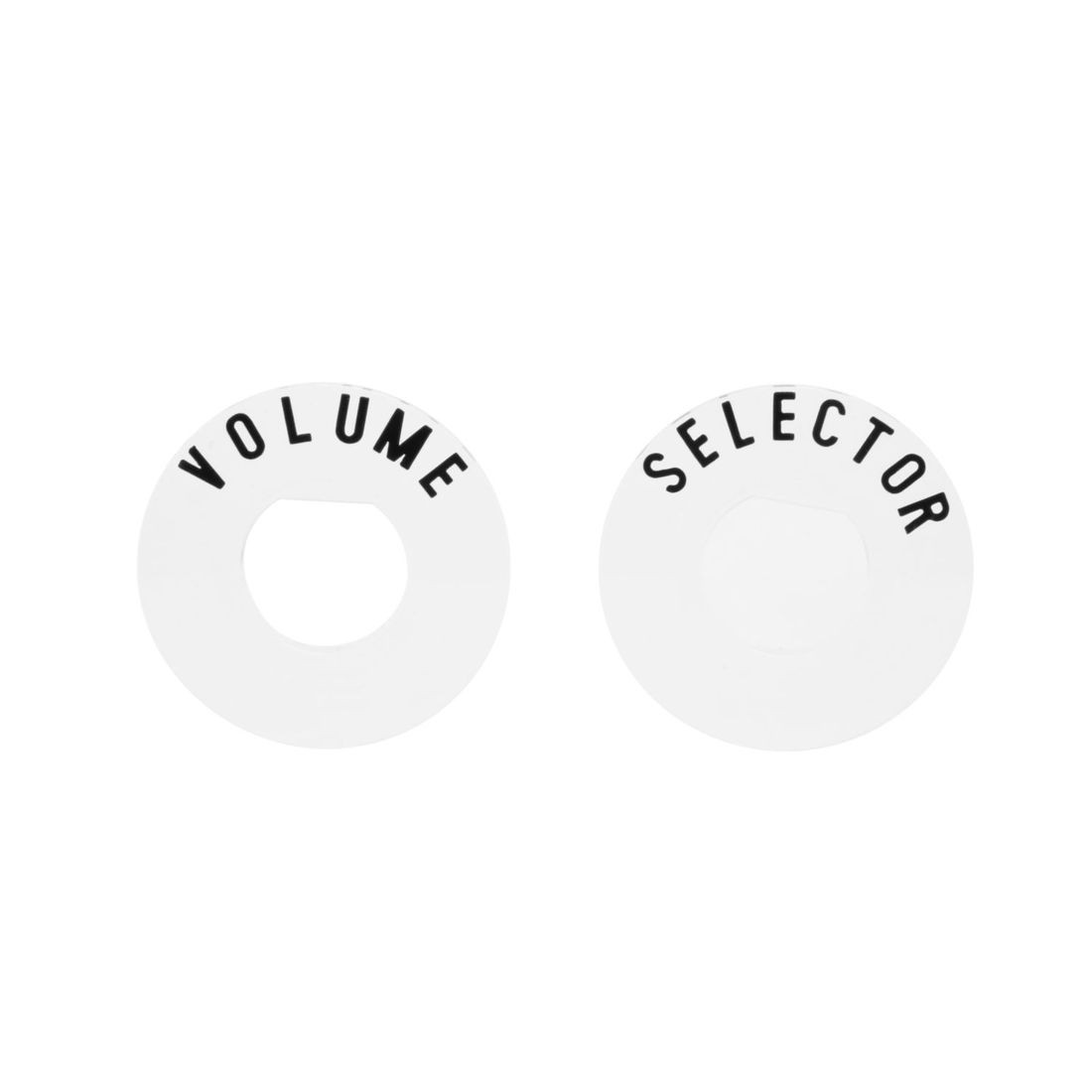 Trim Parts 1956-57 Chevrolet Corvette 2-Piece Radio Bezel W/O Chrome Back Plates, Each - (5280)