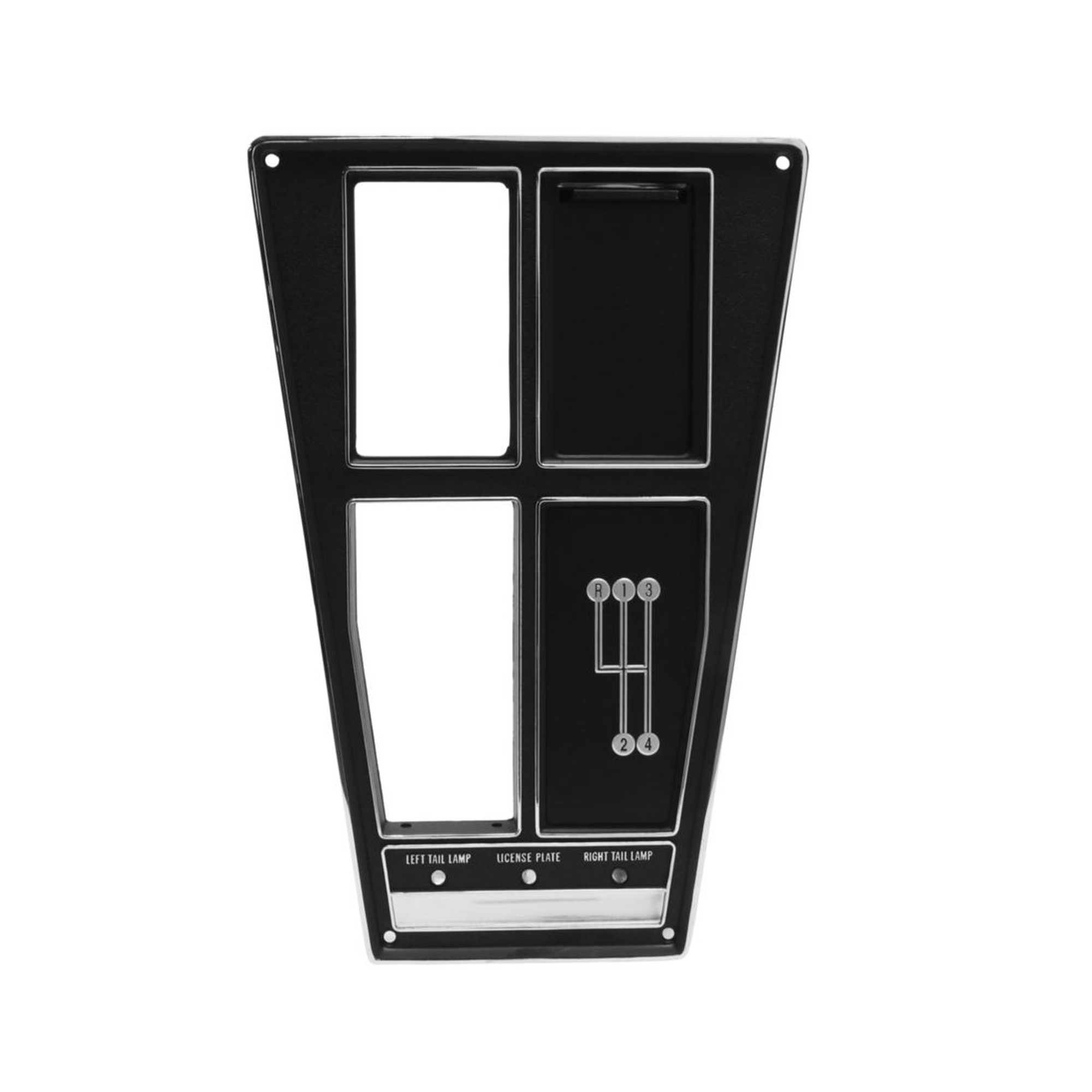 Trim Parts 1969 Chevrolet Corvette W/Air 4-Speed Console Plate Assembly, Each - (5450)