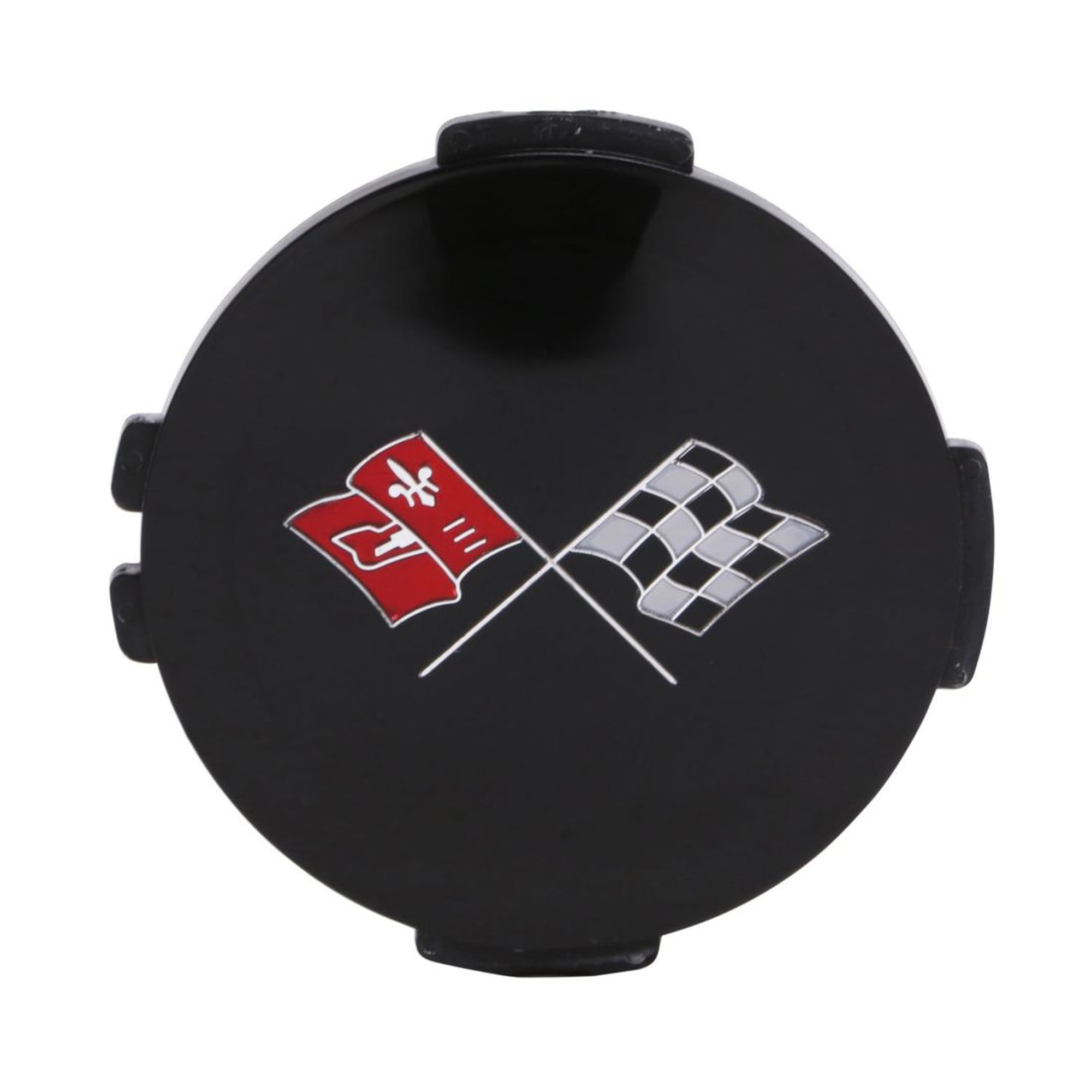 Trim Parts 1969 Chevrolet Car/68-77 Corvette Finned Wheel Cover Emblem Insert Only, Each - (5953)