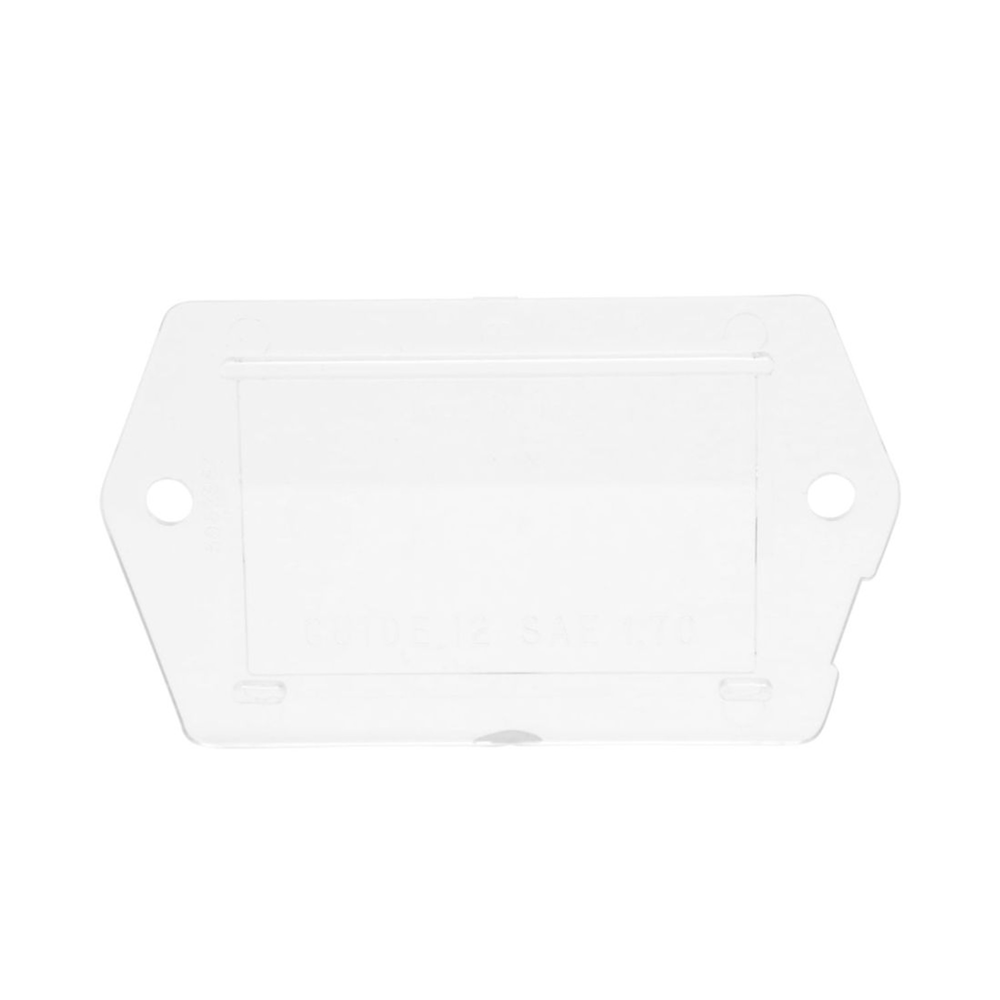 Trim Parts 1970-1973 Chevrolet Camaro License Lamp Lens with Gasket, Each - (6860)