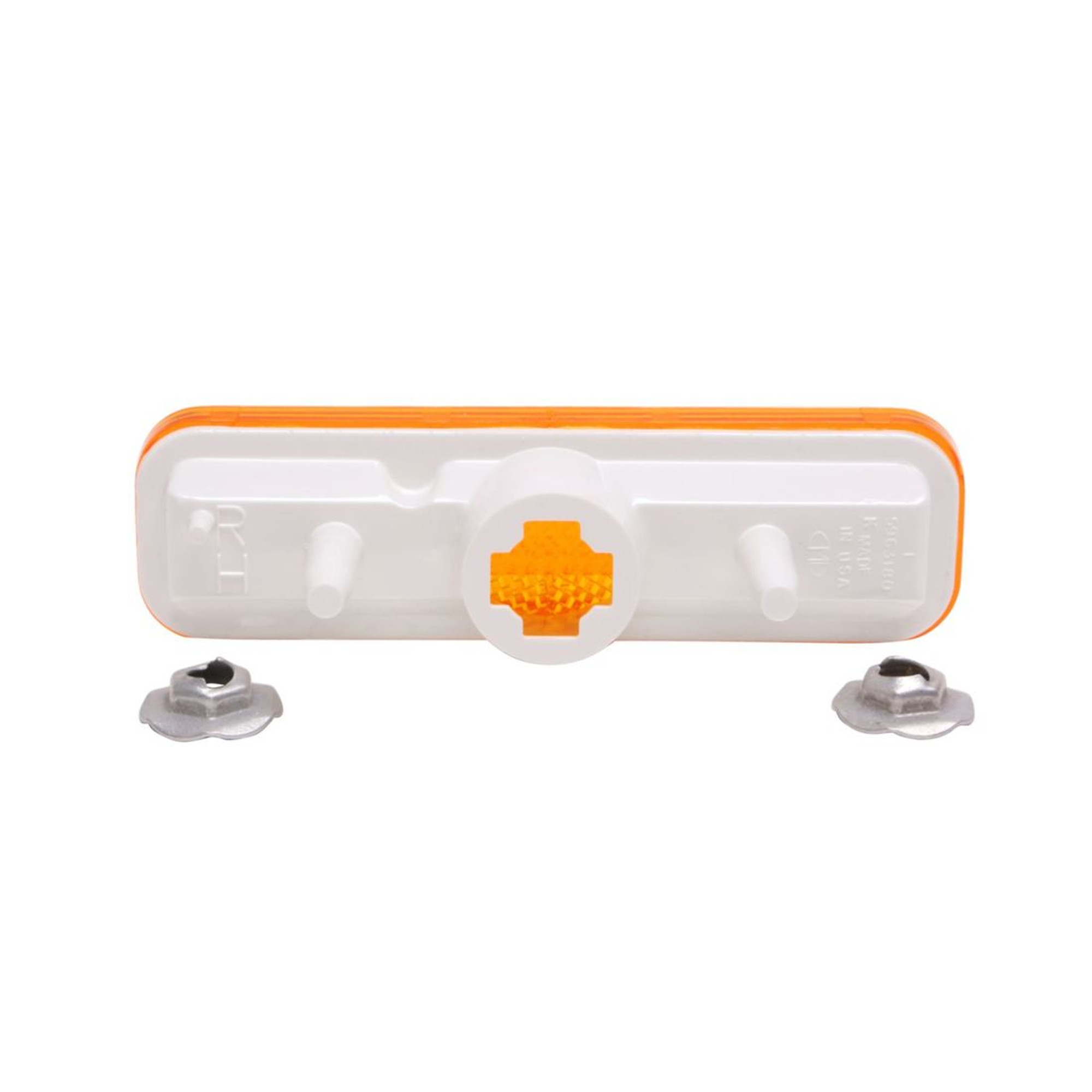 Trim Parts 1974-77 Chevrolet Camaro Dark Amber Front Marker Light Assembly, Pair - (A6742)