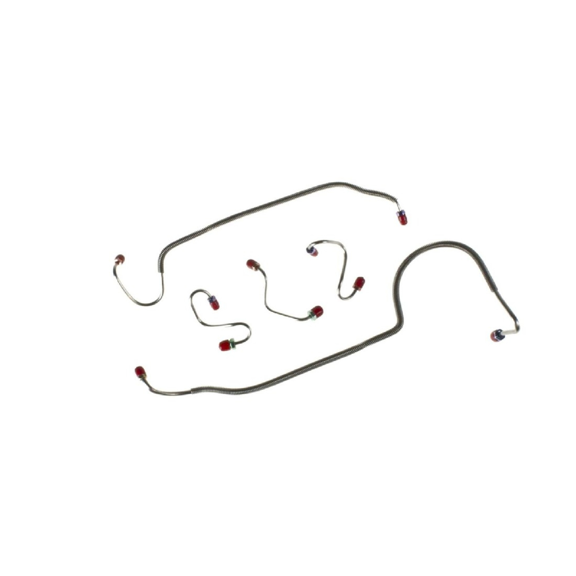 The Right Stuff 68 GTO & LeMans Manual Disc Pre-Bent OE Steel Front Brake Line Kit - (AKT6806)