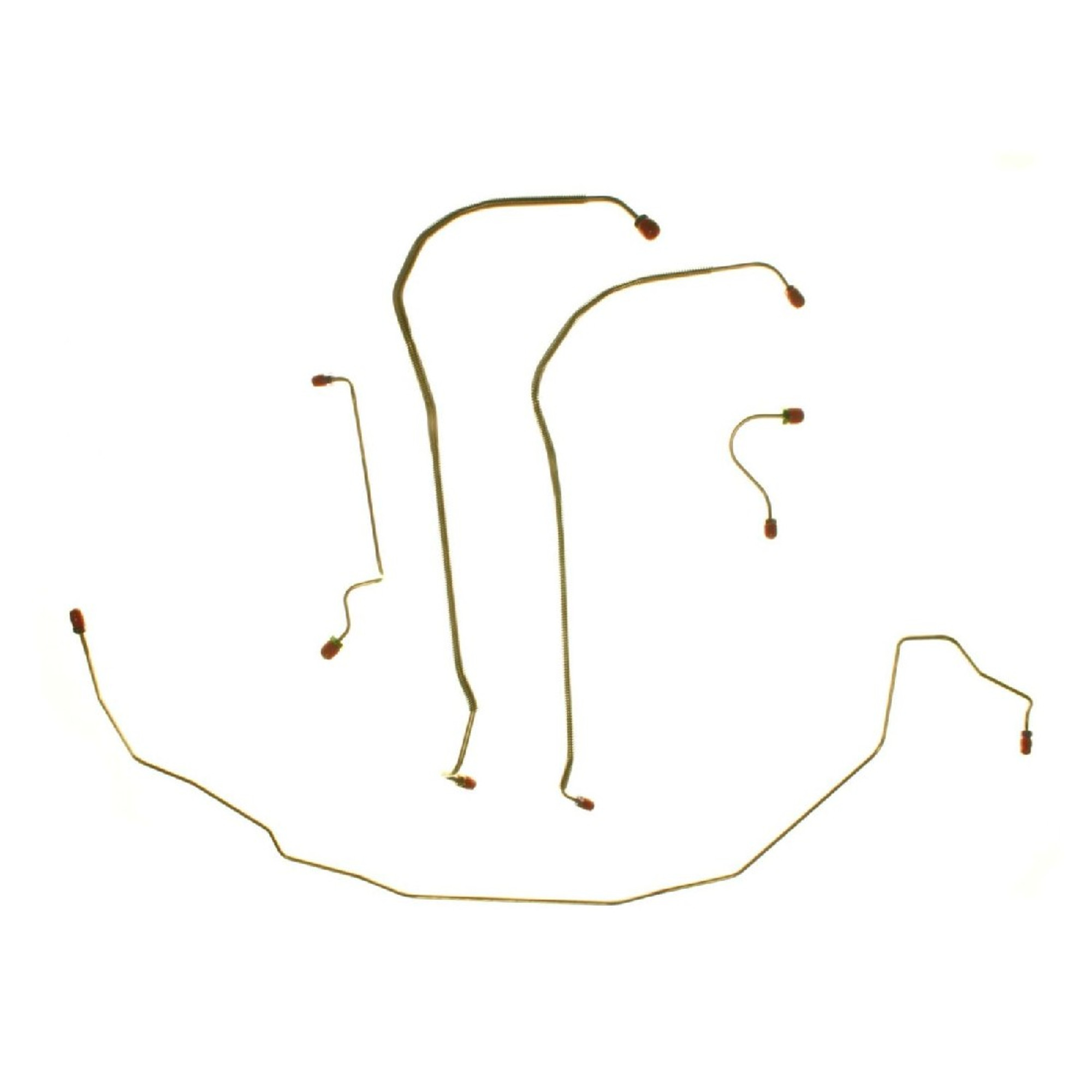 The Right Stuff 69 GTO & LeMans Power Disc Pre-Bent OE Steel Front Brake Line Kit - (AKT6903)