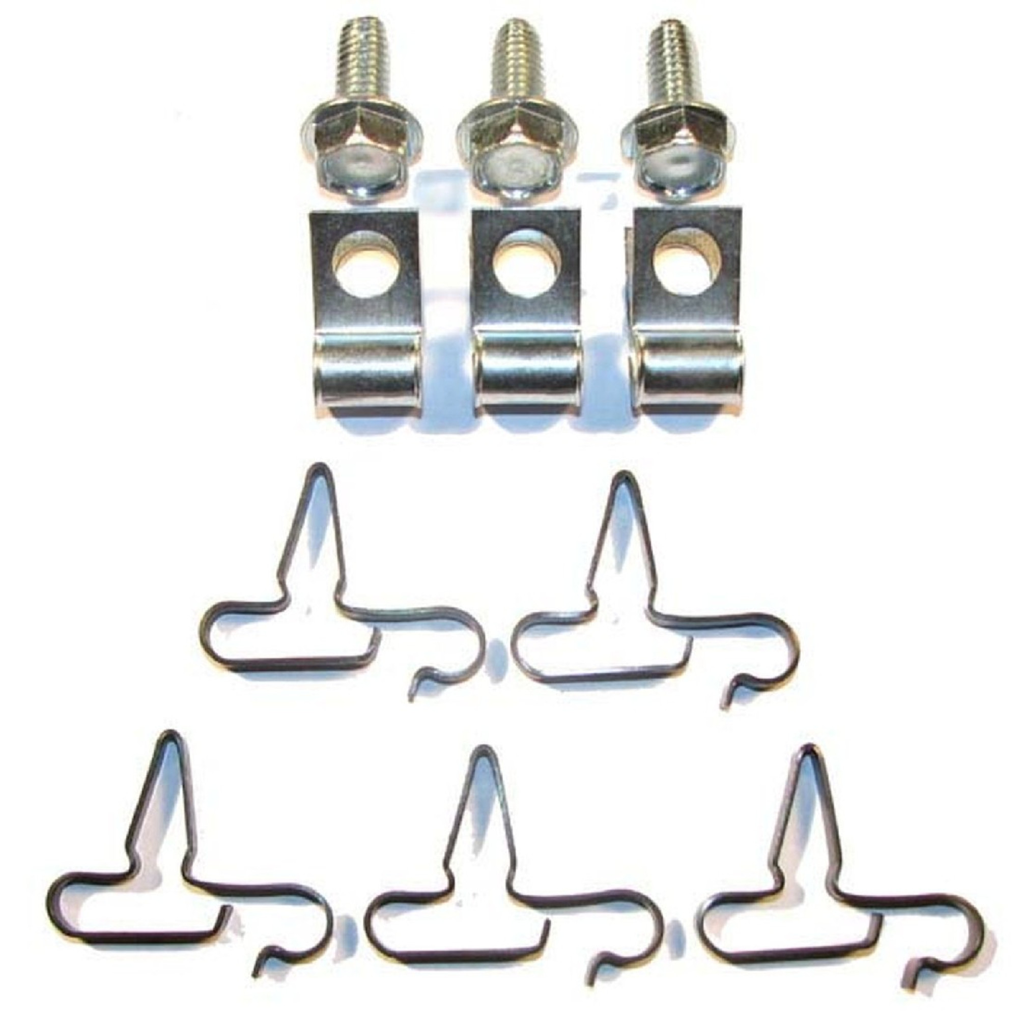 The Right Stuff 1971-74 Mopar B-Body, 11-Piece Brake Line Clip Set - (BCS003)