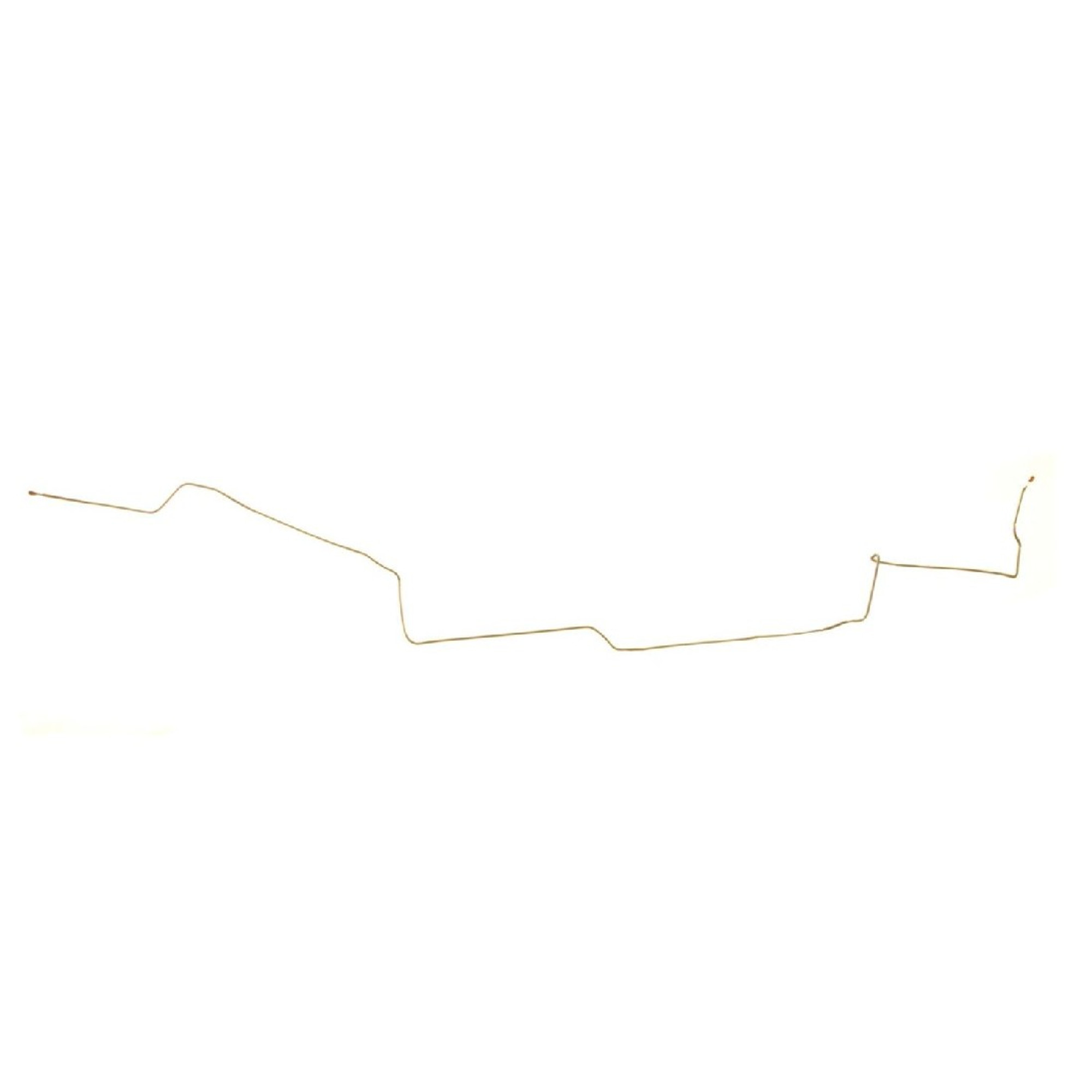 The Right Stuff 70-74 Challenger Drum Brake 1-Piece Pre-Bent OE Steel Front To Rear Brake Line - (EIN7007)