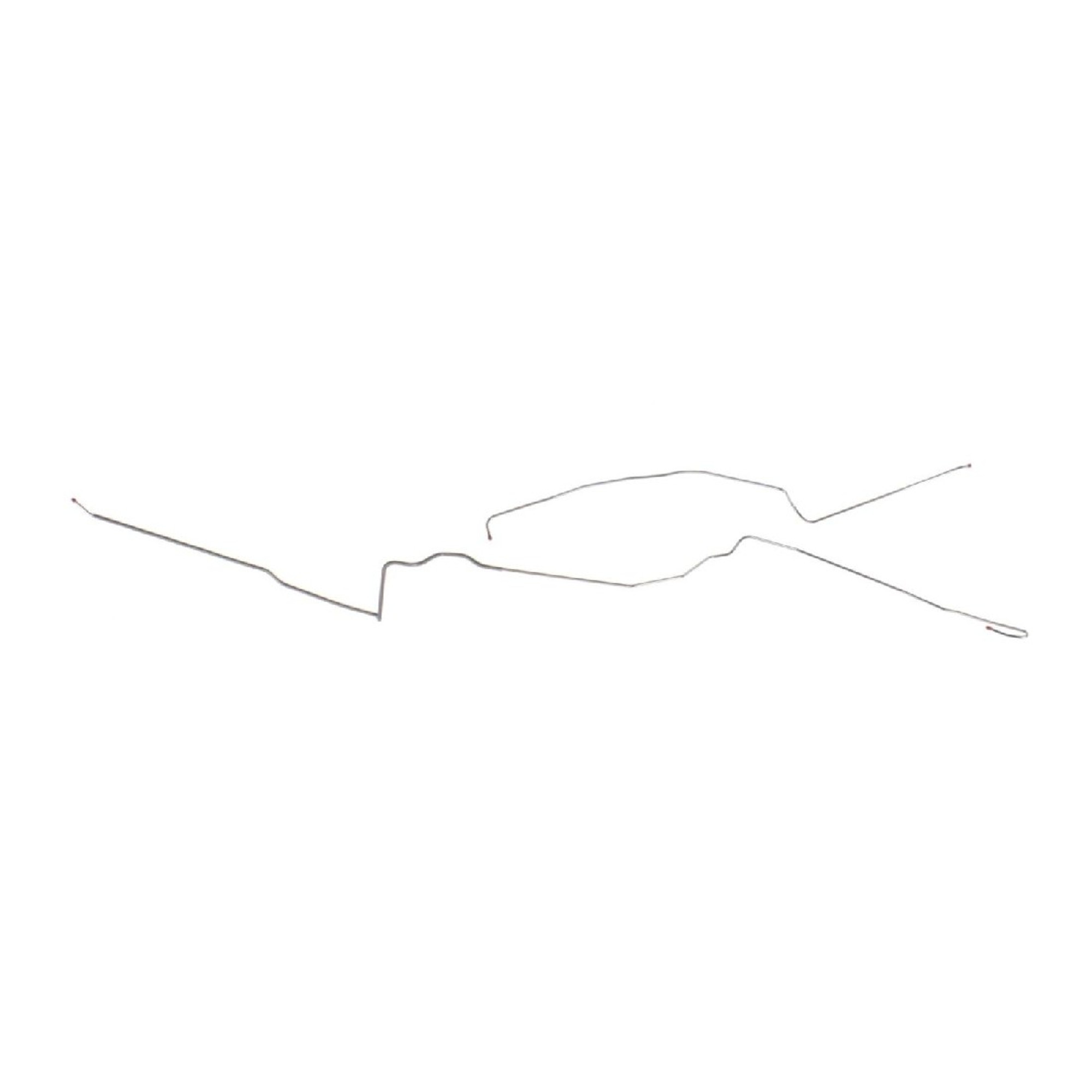 The Right Stuff 1980-81 Chevrolet Camaro W/O Z28, Pre-Bent OE Steel 1/4" Fuel Return Line - (FGL8002)