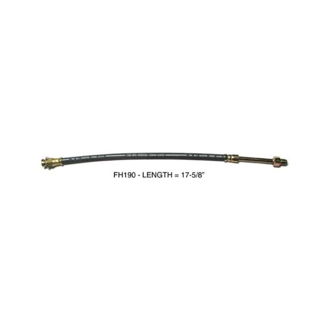 The Right Stuff 1971-74 AMC Javlin, Front Disc Brake Flex Hoses - (FH190)