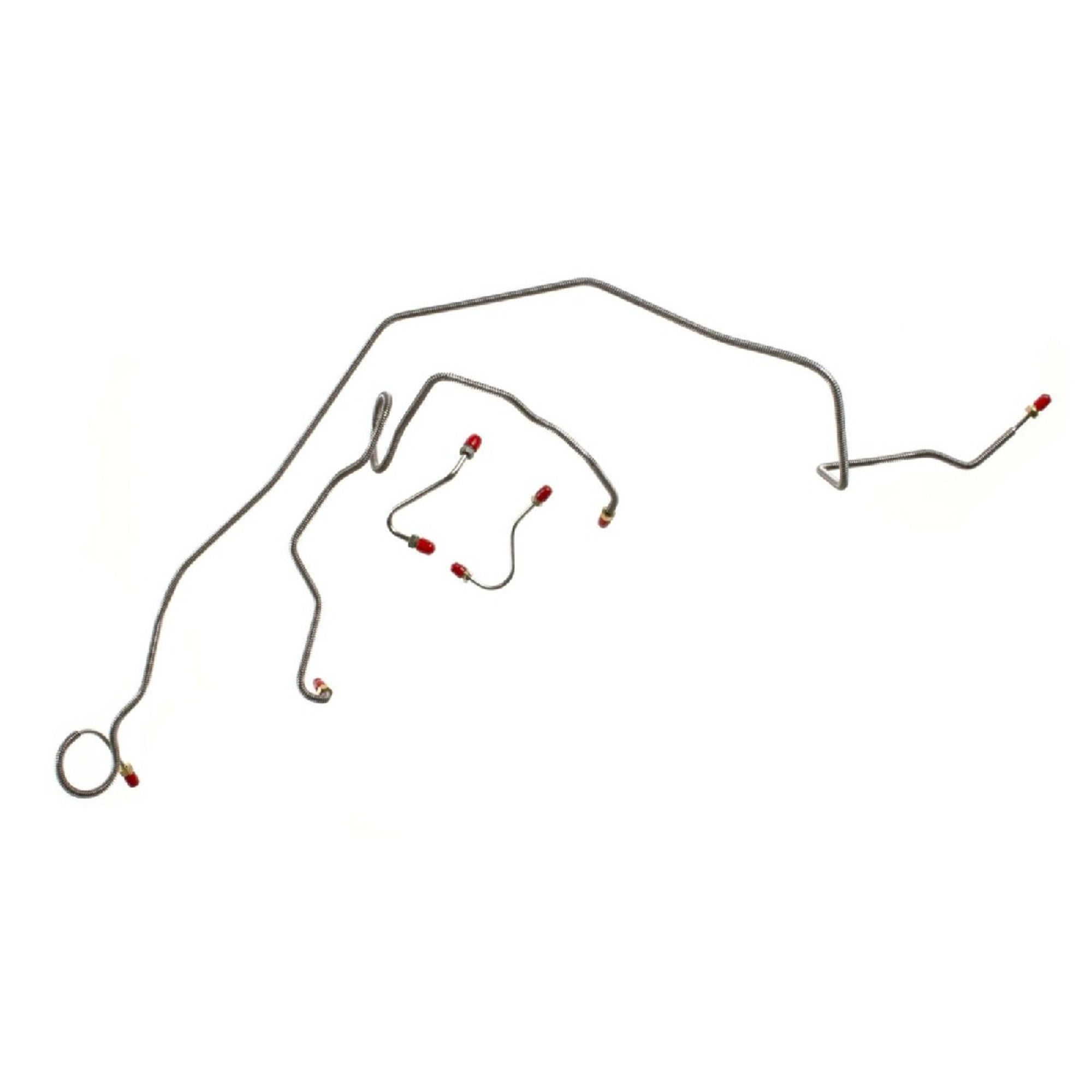 The Right Stuff 84-85 Camaro & Firebird V8 Front Pre-Bent OE Steel Brake Line Kit - (FKT8401)