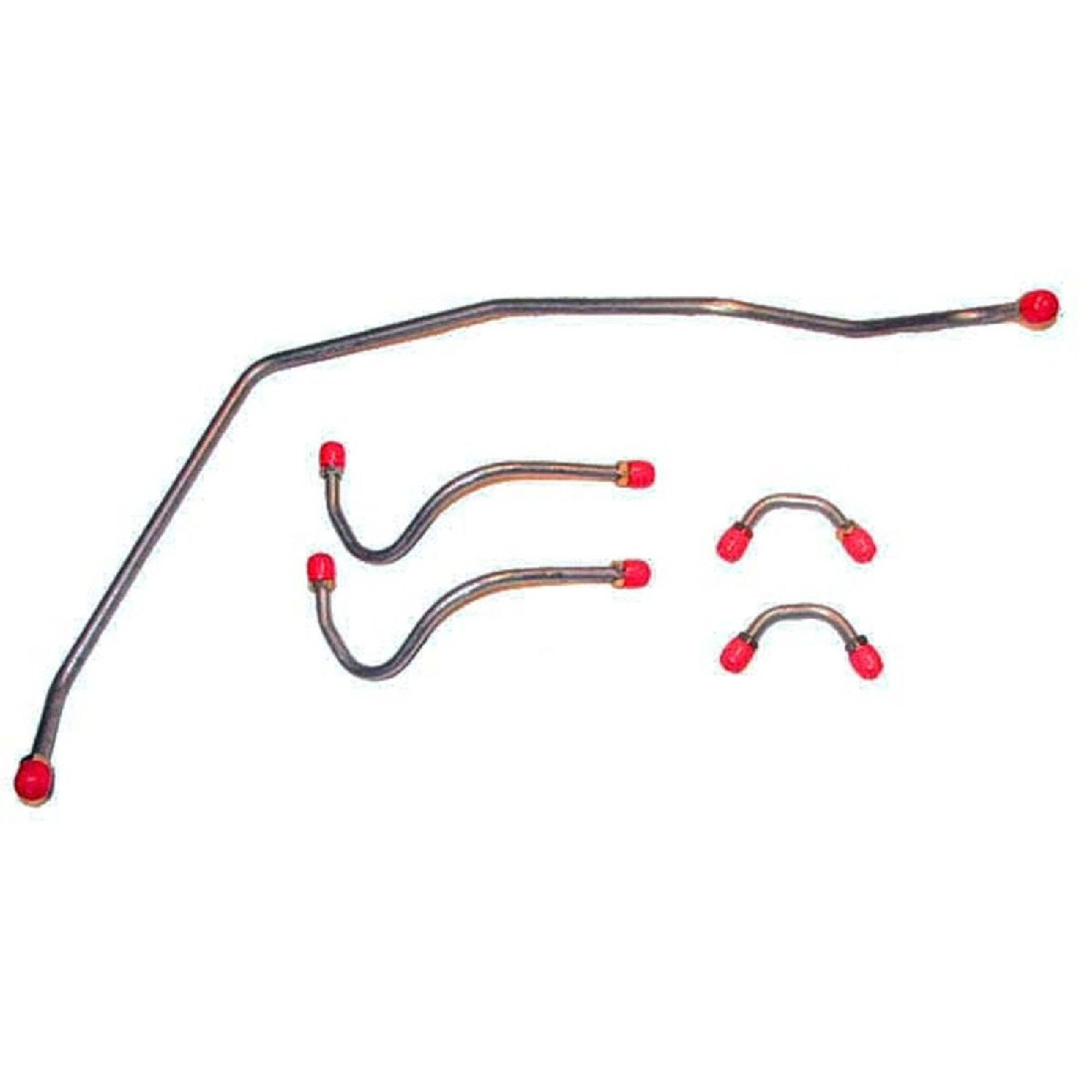 The Right Stuff 1969 Camaro W/Cross Ram, Pre-Bent OE Steel Fuel Pump To Carb Line - (FPC69XR)