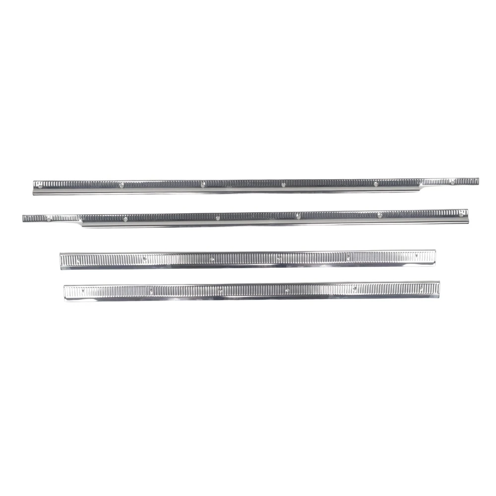 Trim Parts 1963-1965 Mopar B-Body Convertible 4 Piece Hardtop Sill Plate Set - (MP2201)