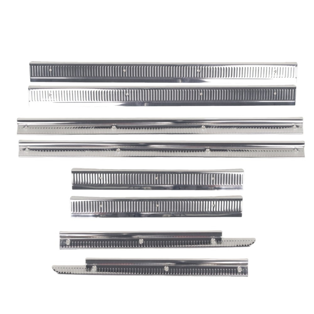Trim Parts 1963-1965 Mopar B-Body 4 Door 8 Piece Hardtop Sill Plate Set - (MP2202)