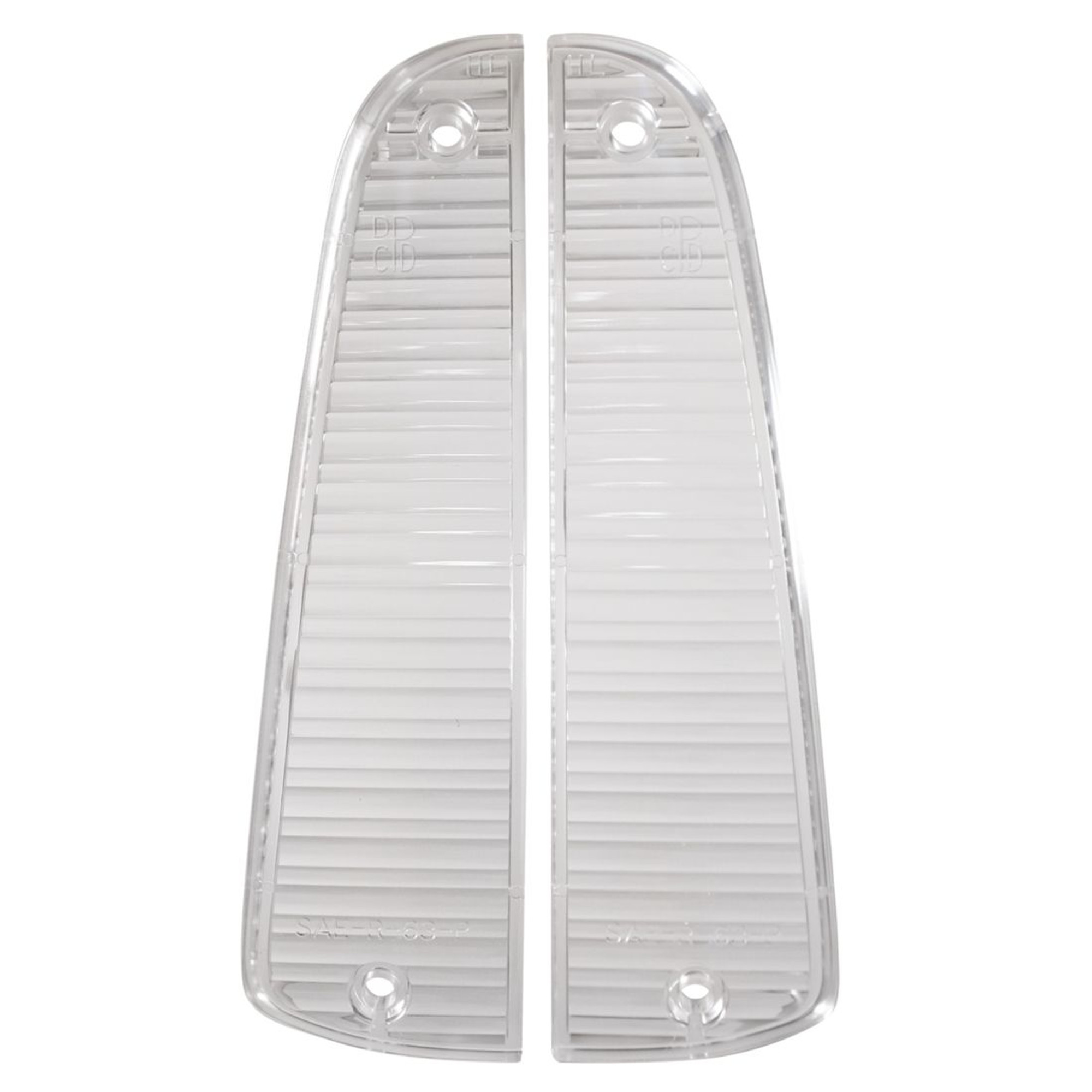 Trim Parts 1963-65 Plymouth B-Body Back Up Light Lenses, Pair - (MP5030)