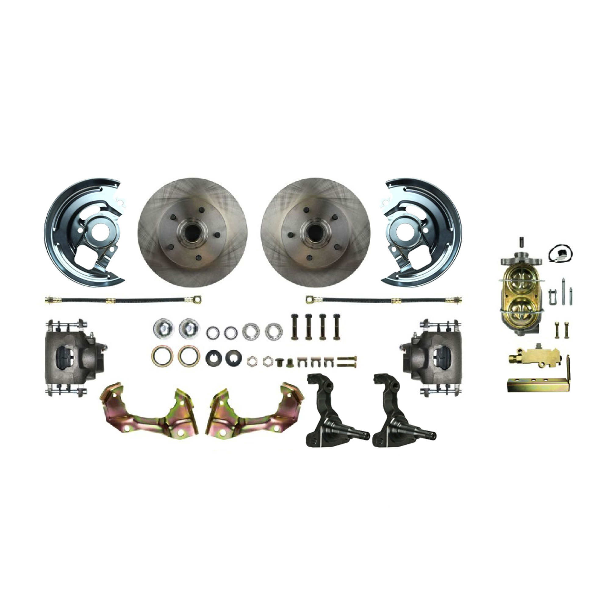 The Right Stuff 1962-67 Chevrolet Chevy II, Front Manual Disc Brake Conversion Kit - (AFXSD03C-P)
