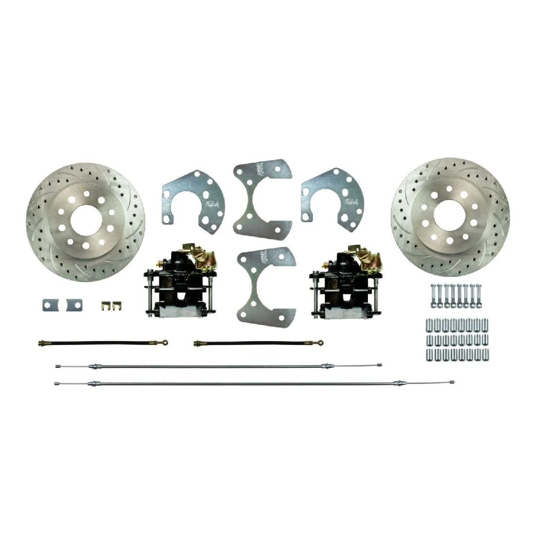 The Right Stuff Ford 8.8" Rear End W/5-Lug Axles, Rear Disc Brake Conversion Kit - (ZDCRD03-P)