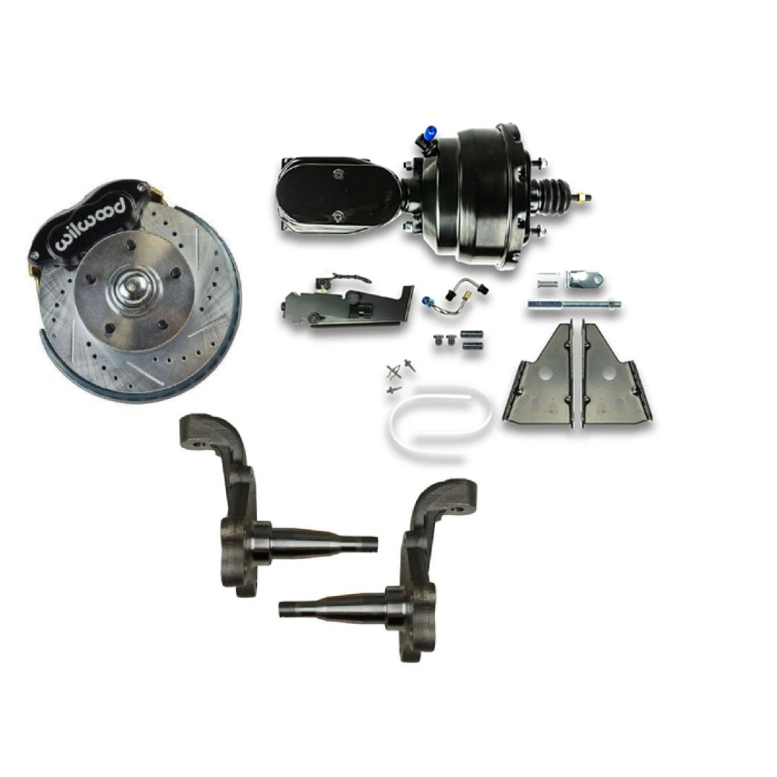 The Right Stuff 1967-1969 Camaro Front Power Disc Brake Conversion Kit - (AFXDC32-PCAM)