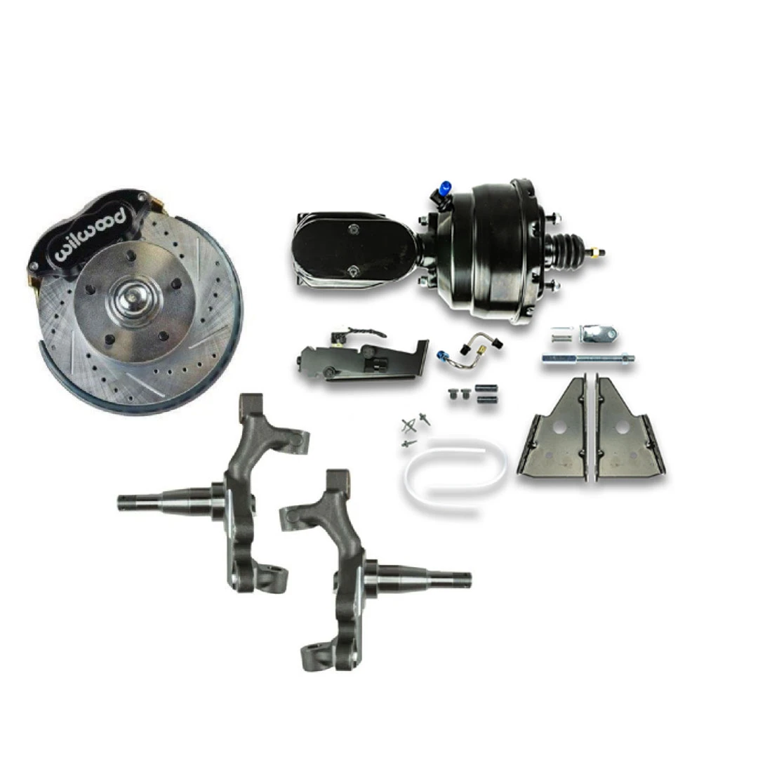 The Right Stuff 1967-1969 Camaro 2" Drop Front Power Disc Brake Conversion Kit - (AFXDC32D-PCAM)