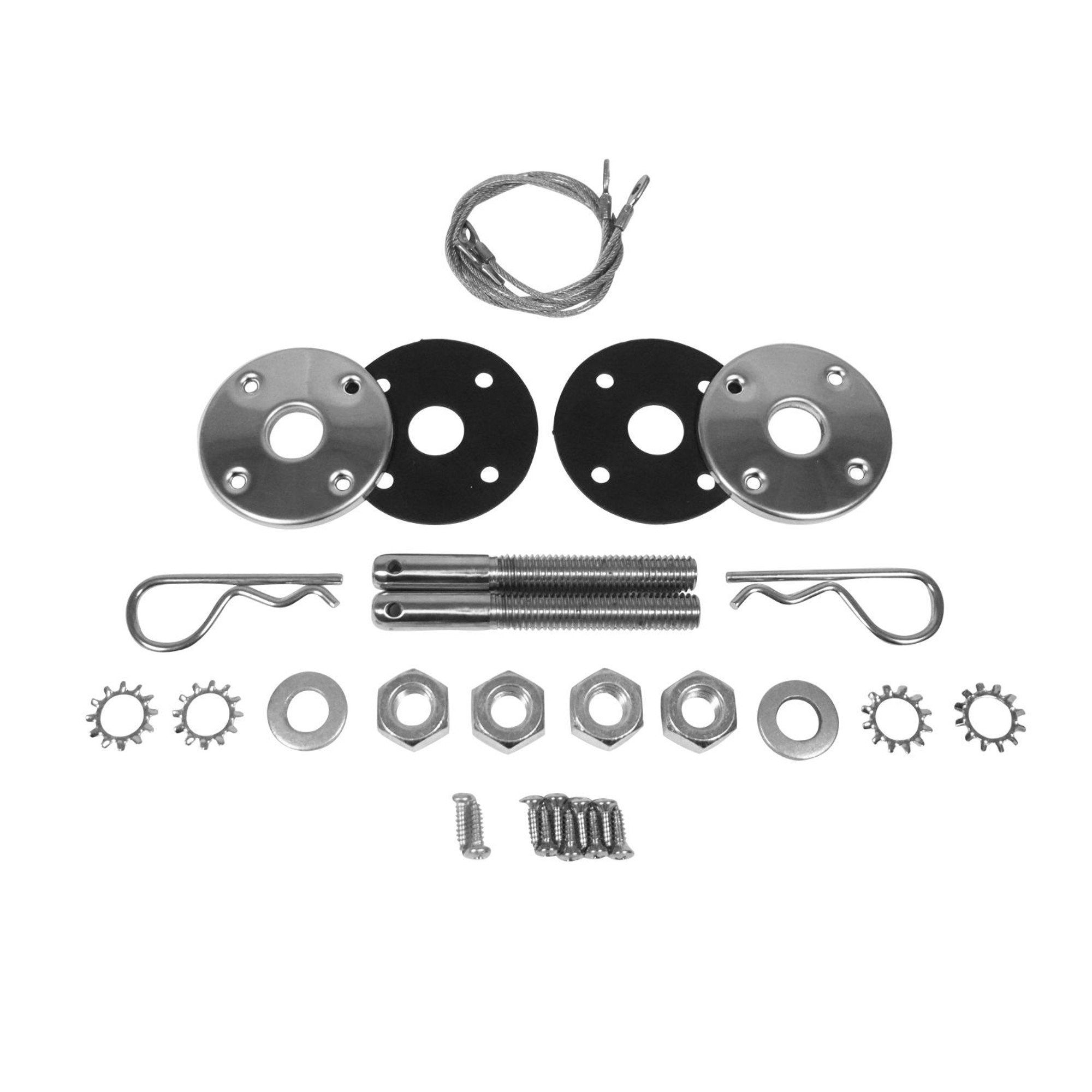 Trim Parts 1969-1974 Mopar 18"  Stainless Steel Hood Pin Kit - (MPHP118KSZ)