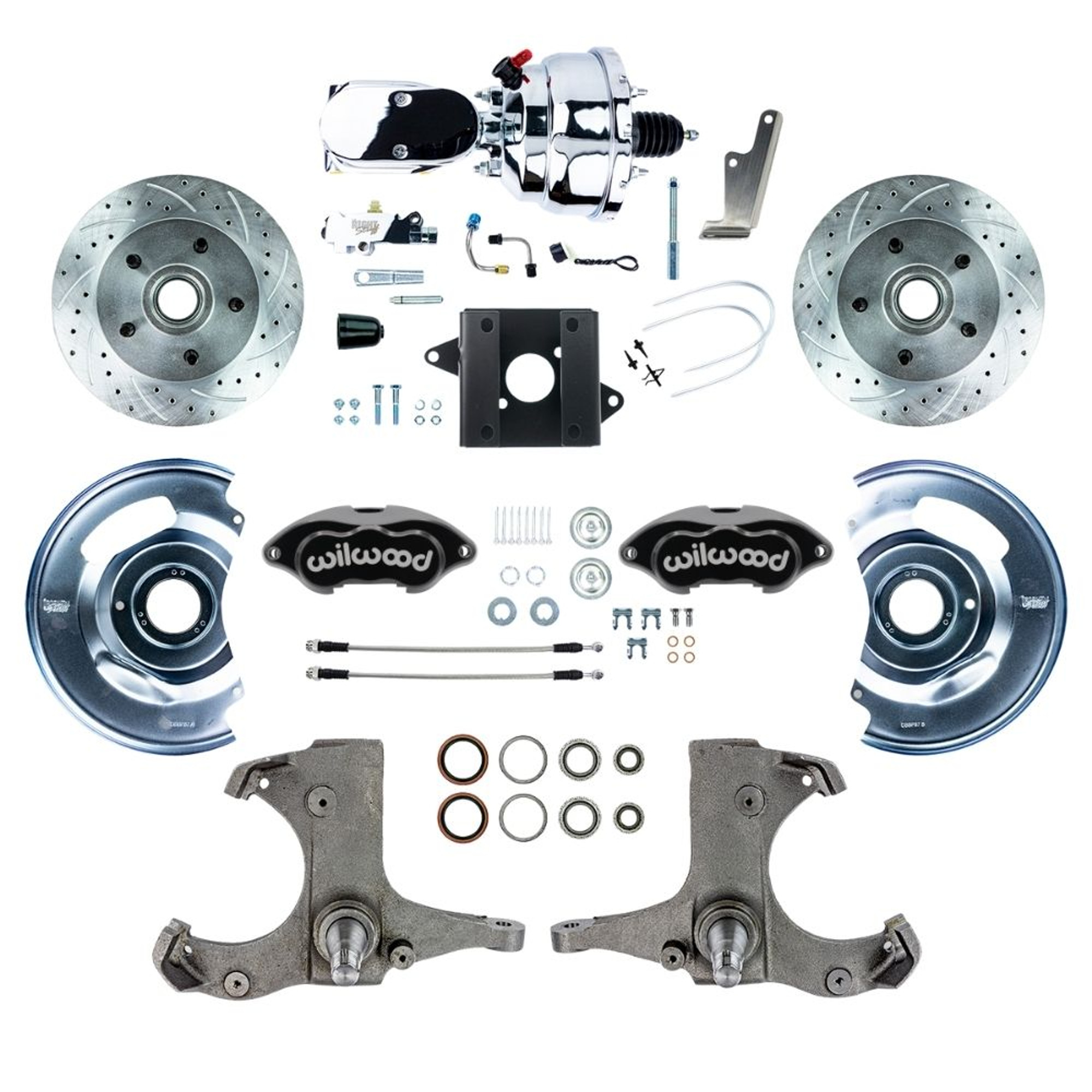 The Right Stuff 1960-62 Chevy/GMC Performance Series, Power Front Disc Brake Conversion Kit - (TDC6015BXP)