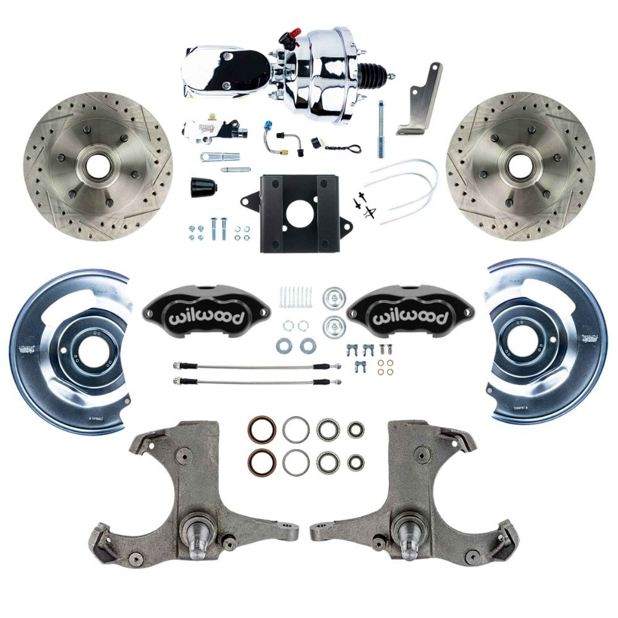 The Right Stuff 1960-62 Chevy/GMC Performance Series, Power Front Disc Brake Conversion Kit - (TDC6016BXP)