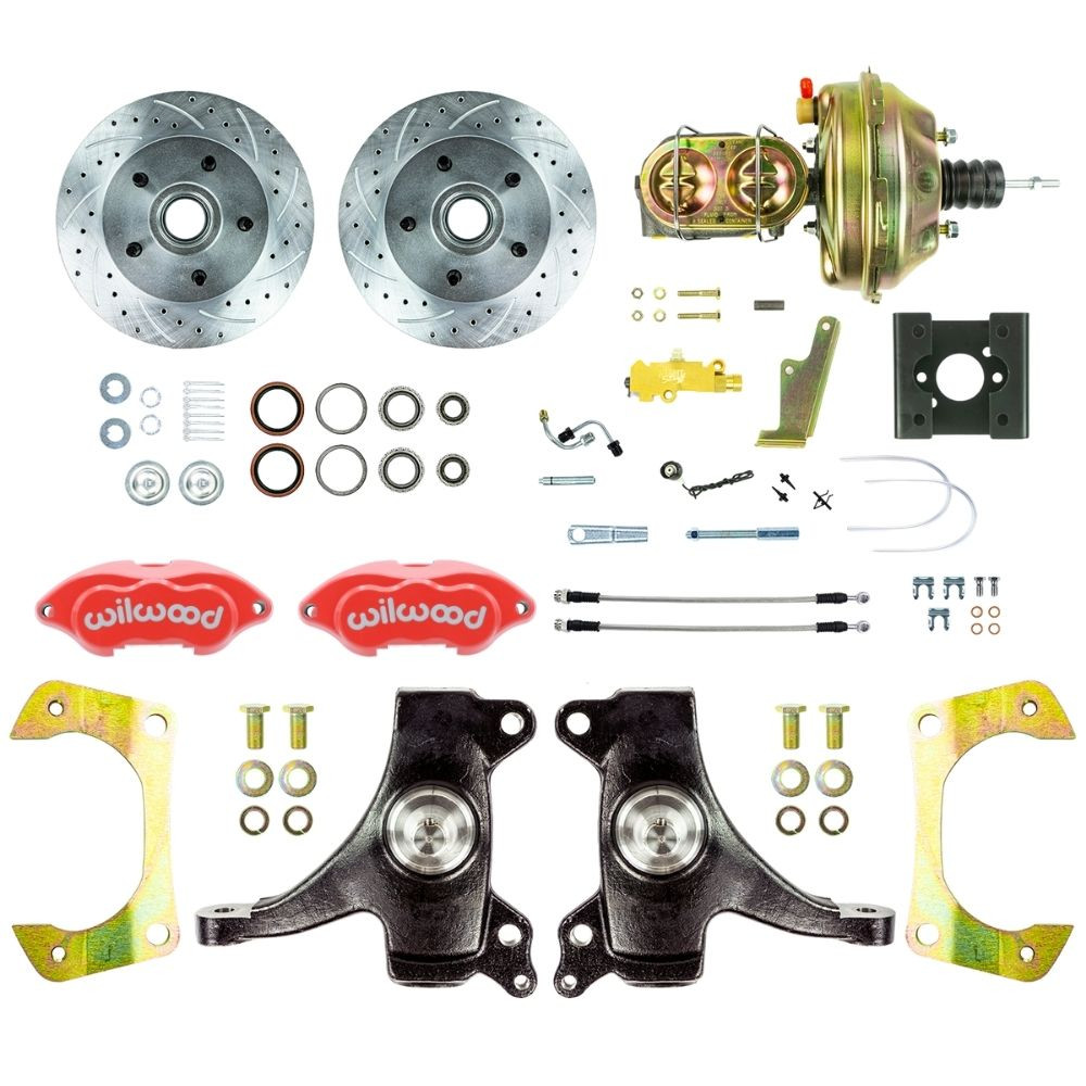 The Right Stuff 1963-66 Chevy, Performance Series, 2" Drop, Power Front Disc Brake Conversion - (TDC6325DZP)