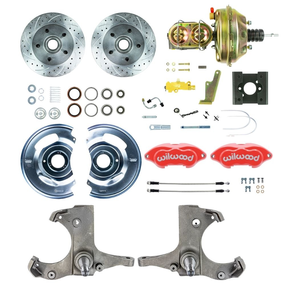 The Right Stuff 1963-66 Chevy, Performance Series, Power Front Disc Brake Conversion Kit - (TDC6325ZP)