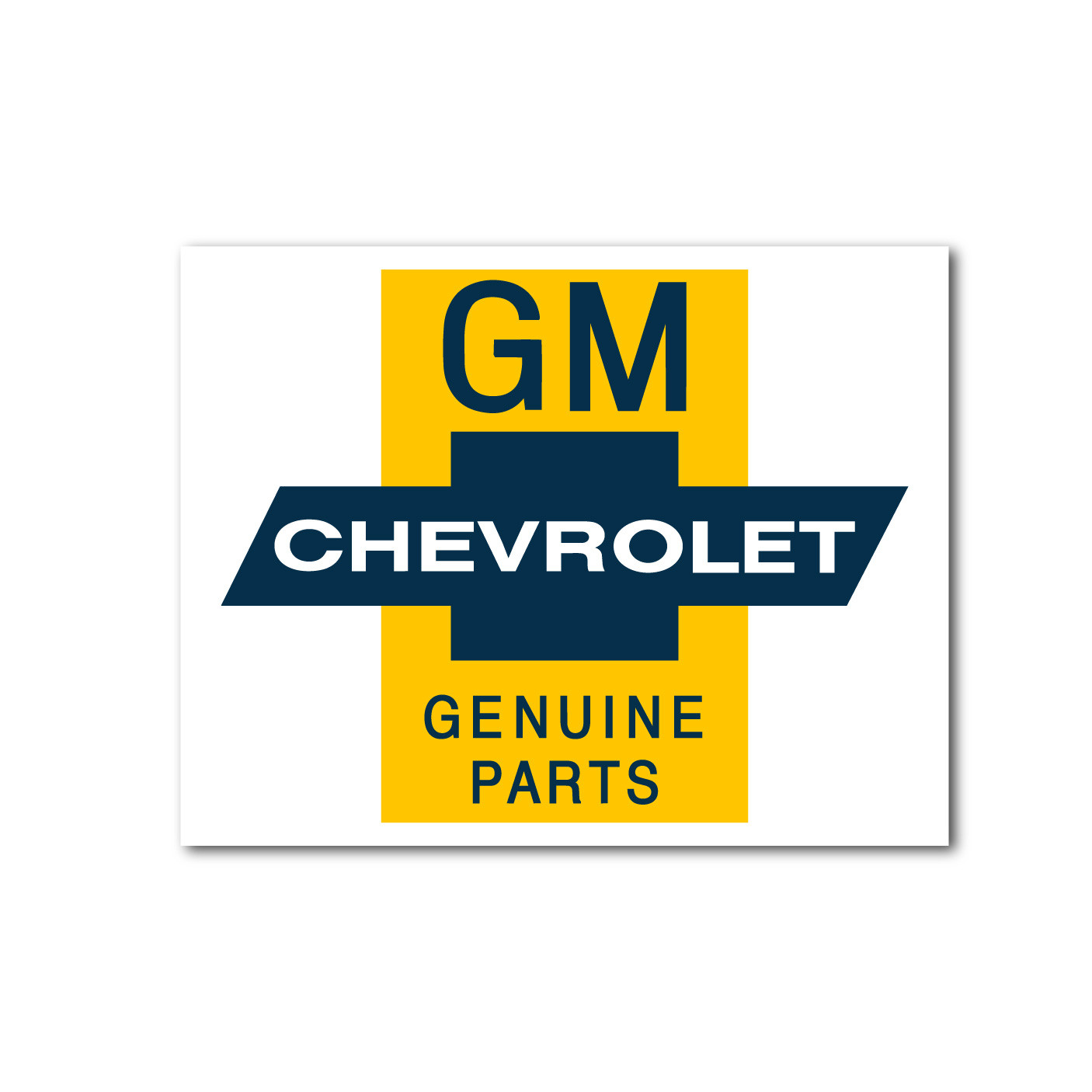 Trim Parts 1947-87 Genuine Chevrolet Parts Decal - (TPG-9127)