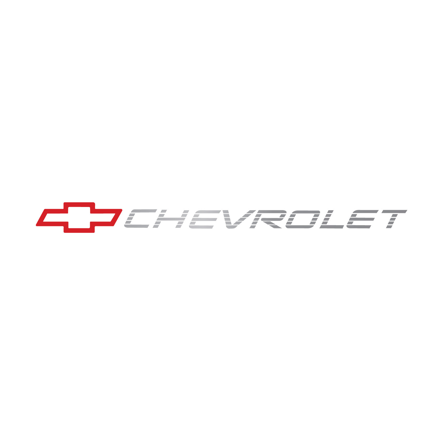 Trim Parts 1992-93 Chevrolet and Bowtie Fleetside 2.7" Tailgate letterset - Silver - (TPG-9137)