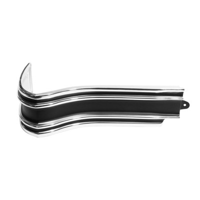 Trim Parts 1965 Chevrolet Impala SS/Caprice Black Rear Passenger Side Corner Molding, Each - (2463A)
