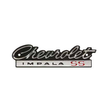 1966 Chevrolet Impala Front Impala SS Grille Emblem W/Fasteners, Each