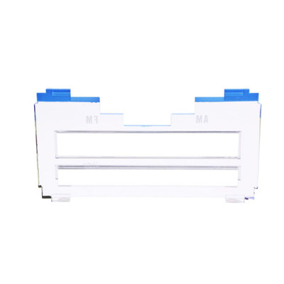 Trim Parts 1971-72 GM Cars AM/FM Radio Dial Lens W/White Letters and Blue Top Edge, Each - (4615)