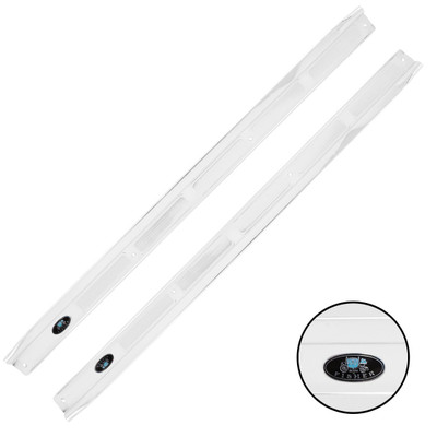 Trim Parts 1970-72 Chevrolet Camaro Original Style Sill Plate with Riveted Tag, Pair - (6732)