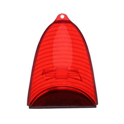 Trim Parts 1955 Chevrolet Full Size Cars Red Tail Light Lens W/Bowtie, Pair - (A1019)