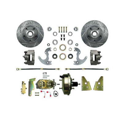 The Right Stuff 1964-1974 GM A/F/X Front Power Disc Brake Conversion for Factory 14" Wheel Setup - (AFXDC14A)